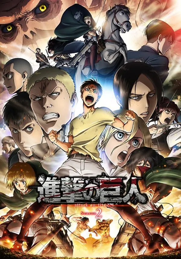 Poster phim Shingeki no Kyojin Season 2 trên Xem Phim Fun
