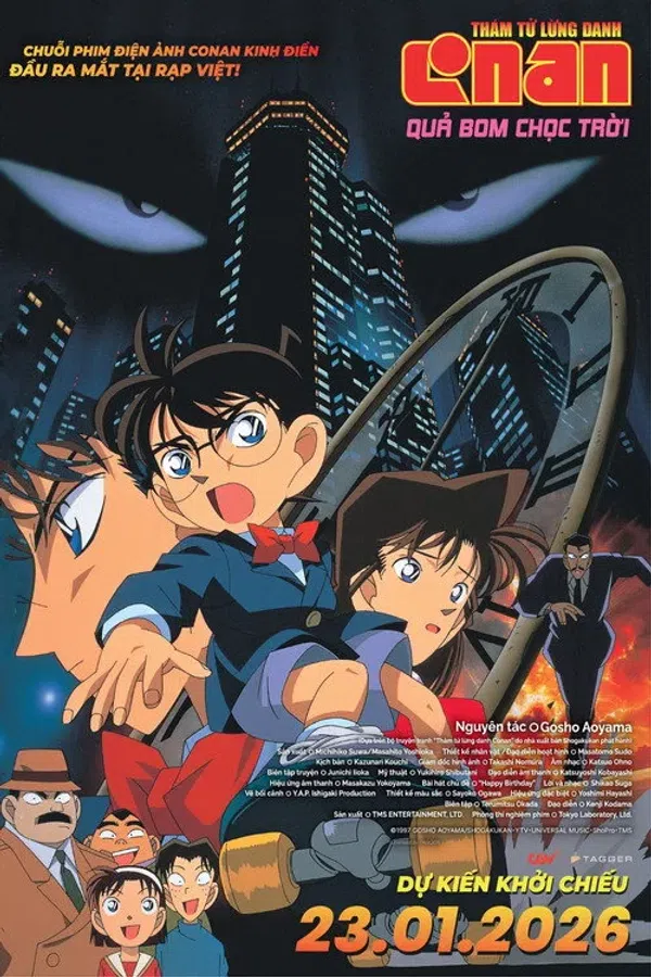 Poster phim Thám Tử Lừng Danh Conan: Quả Bom Chọc Trời trên Xem Phim Fun